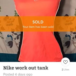Nike work out tank